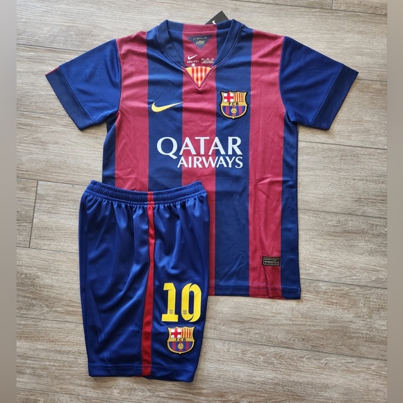 Barcelona 2015 retro set for kids Messi 10 - Picture 2 of 5